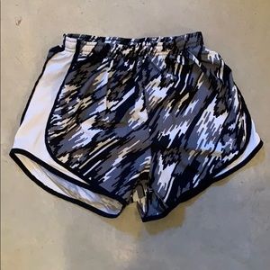 Grey Patterned Nike Tempo Shorts